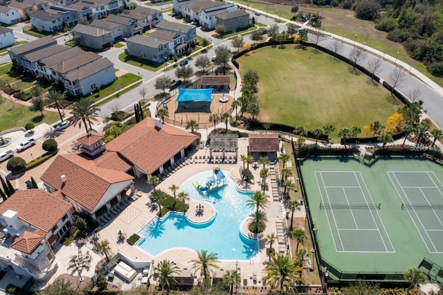 14645 Scott Key Dr, Winter Garden, FL 34787 - aerial view with a residential view