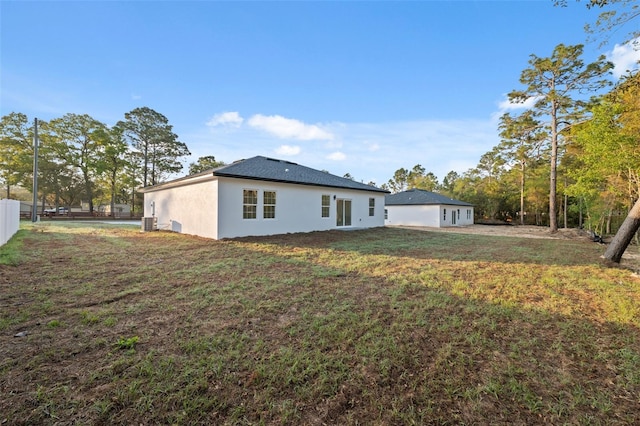 7550 N Gims Way, Citrus Springs, FL 34433 - rear view of house with stucco siding