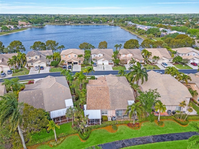 10589 Pelican Dr, Wellington, FL 33414 - birds eye view of property featuring a residential view and a water view