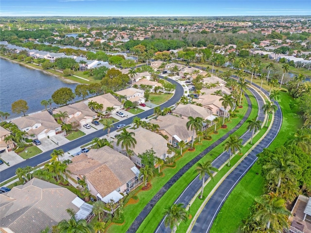 10589 Pelican Dr, Wellington, FL 33414 - birds eye view of property featuring a residential view and a water view