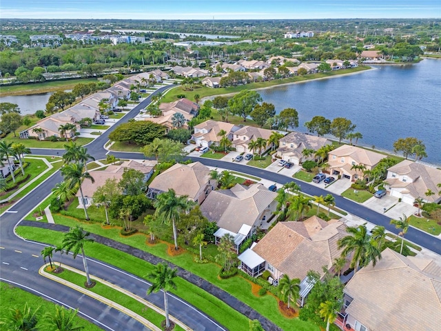 10589 Pelican Dr, Wellington, FL 33414 - birds eye view of property with a residential view and a water view