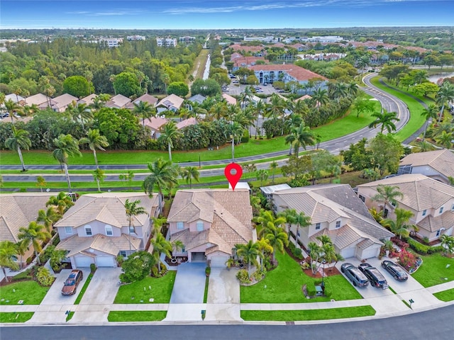 10589 Pelican Dr, Wellington, FL 33414 - drone / aerial view with a residential view