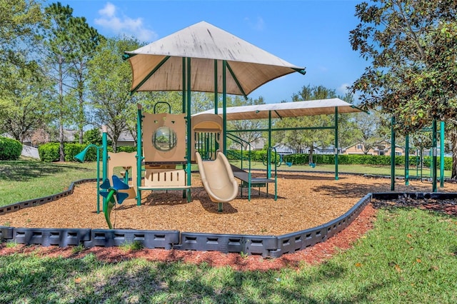 5910 Windsong Oak Dr, Leesburg, FL 34748 - community play area with a yard