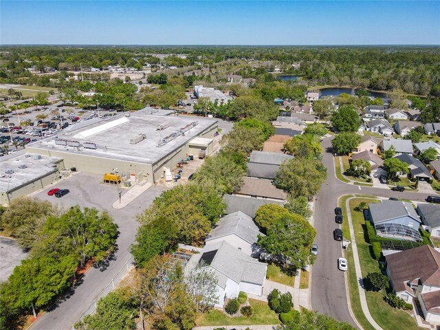 358 Morning Creek Cir, Apopka, FL 32712 - bird's eye view with a water view and a wooded view