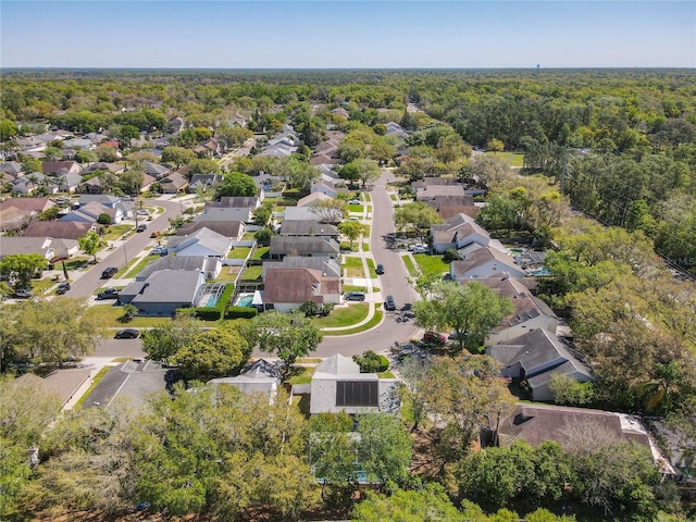 358 Morning Creek Cir, Apopka, FL 32712 - bird's eye view featuring a view of trees and a residential view