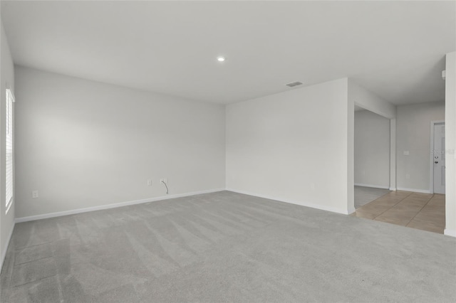 1506 Finnigan Cir, Haines City, FL 33844 - carpeted spare room featuring recessed lighting, visible vents, and baseboards