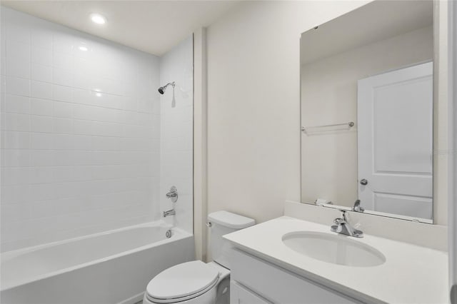 1506 Finnigan Cir, Haines City, FL 33844 - full bathroom with shower / bath combination, toilet, and vanity