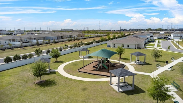 1506 Finnigan Cir, Haines City, FL 33844 - drone / aerial view featuring a residential view