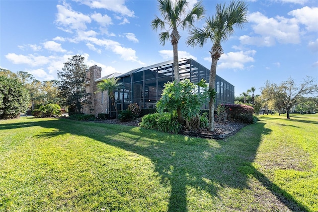 132 Pleasant Valley Dr, Daytona Beach, FL 32114 - view of yard with glass enclosure