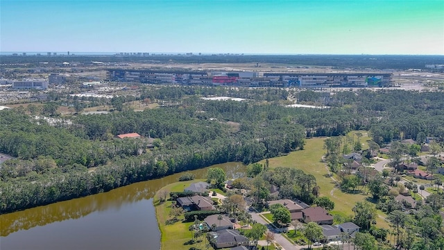 132 Pleasant Valley Dr, Daytona Beach, FL 32114 - drone / aerial view with a water view