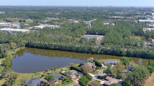 132 Pleasant Valley Dr, Daytona Beach, FL 32114 - birds eye view of property with a water view