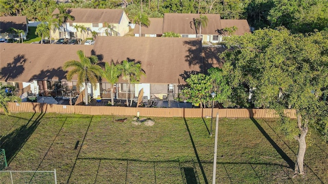 1260 Parkside Green Dr Unit D, Greenacres, FL 33415 - bird's eye view featuring a residential view