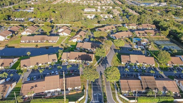 1260 Parkside Green Dr Unit D, Greenacres, FL 33415 - bird's eye view featuring a residential view
