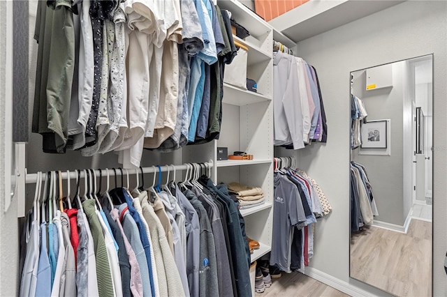 4622 Eureka Ln, Sanford, FL 32773 - walk in closet featuring wood finished floors
