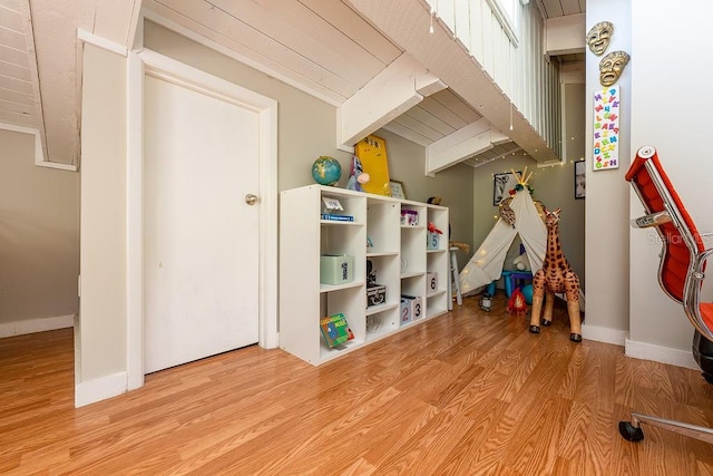 204 Tomoka Trl Unit 204, Longwood, FL 32779 - game room with light wood-type flooring and baseboards