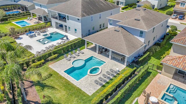 501 Burma St, Kissimmee, FL 34747 - aerial view with a residential view