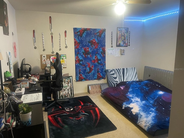 5471 Vineland Rd Unit 7108, Orlando, FL 32811 - bedroom featuring carpet and ceiling fan