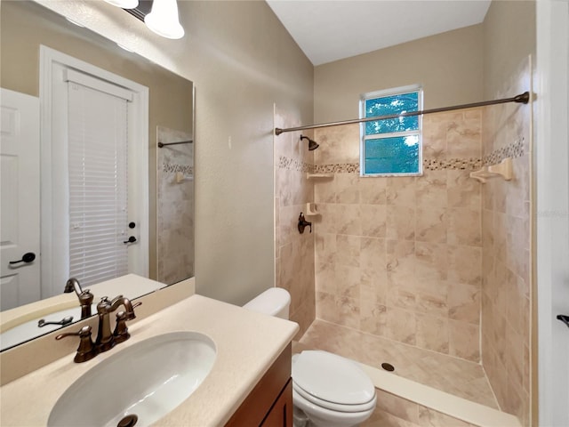 30411 Gidran Ter, Mount Dora, FL 32757 - full bathroom featuring tiled shower, toilet, and vanity