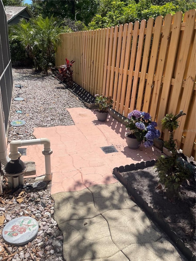 view of patio / terrace with fence