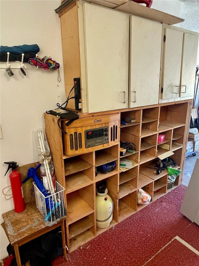 view of storage room