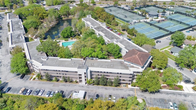 700 Melrose Ave Unit L-23, Winter Park, FL 32789 - birds eye view of property featuring a water view