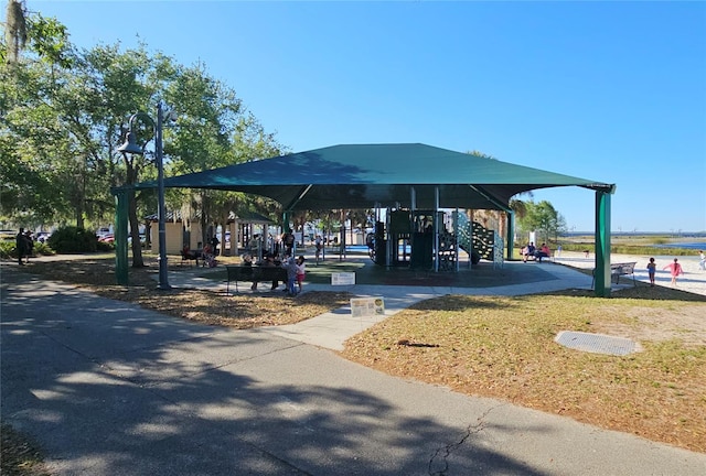 view of home's community with playground community