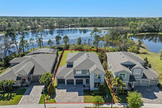 16975 Wingspread Loop, Winter Garden, FL 34787 - drone / aerial view with a water view and a residential view