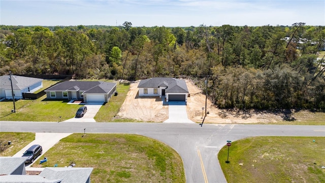 16407 SW 21st Terrace Rd, Ocala, FL 34473 - drone / aerial view featuring a view of trees