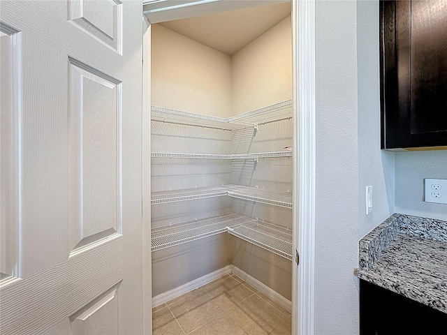 view of pantry