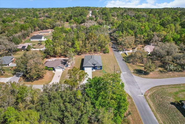 1973 E Celina St, Inverness, FL 34453 - bird's eye view of a heavily wooded area