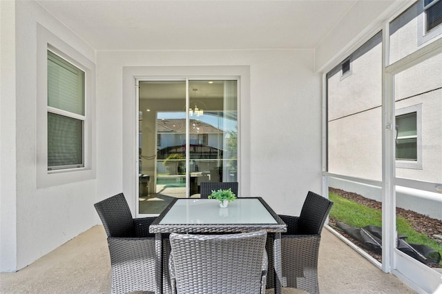 1551 Flange Dr, Davenport, FL 33896 - sunroom featuring outdoor dining space