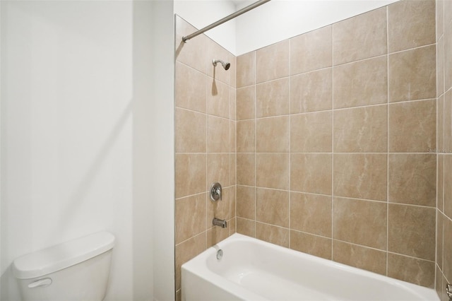 full bath with bathing tub / shower combination and toilet
