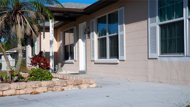 345 W Seminole Ave, Eustis, FL 32726 - view of side of property with concrete block siding