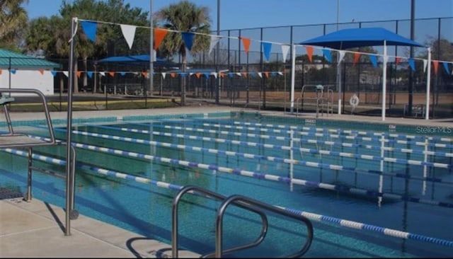 407 E Jersey St, Orlando, FL 32806 - view of pool featuring fence