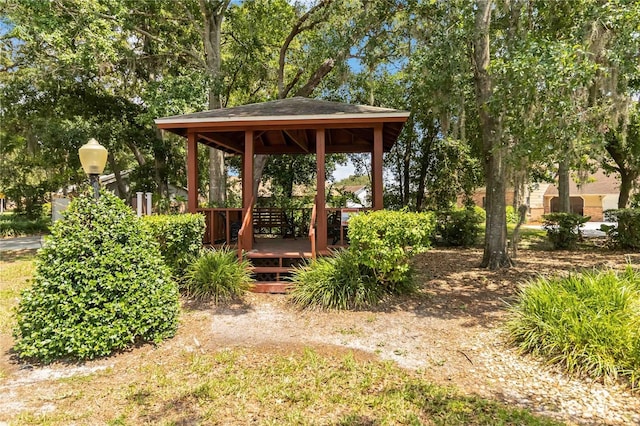1148 Monroe Ave, Saint Cloud, FL 34769 - view of community with a gazebo and a deck