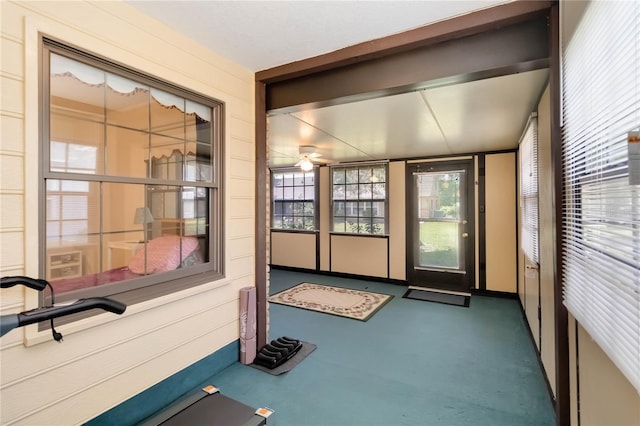 1148 Monroe Ave, Saint Cloud, FL 34769 - unfurnished sunroom featuring plenty of natural light