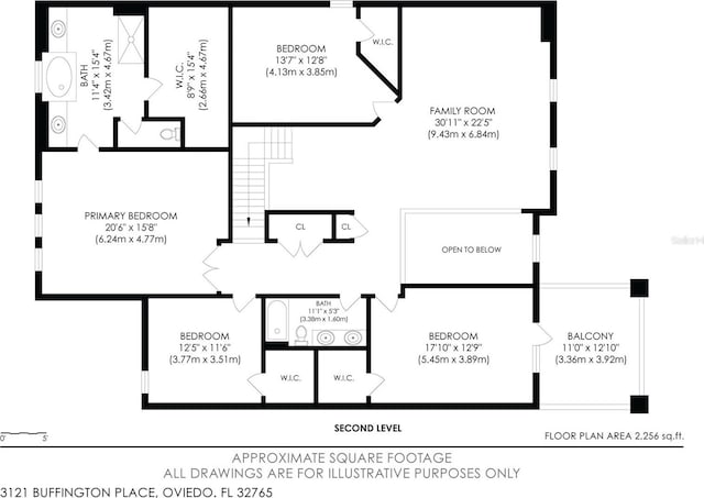 3121 Buffington Pl, Oviedo, FL 32765 - home floor plan