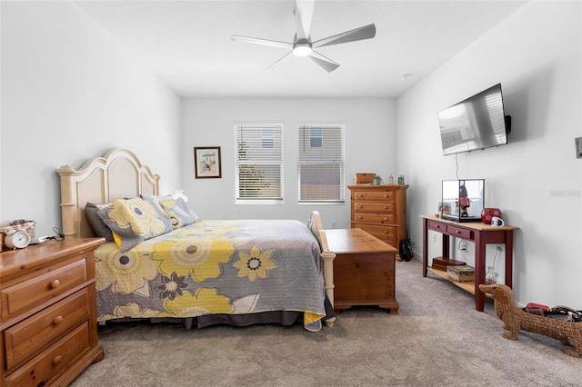 5052 Blanchard Ct, Saint Cloud, FL 34772 - bedroom featuring carpet and a ceiling fan