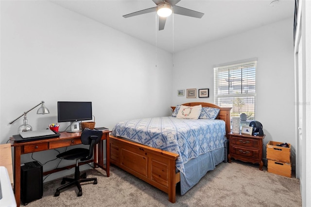 5052 Blanchard Ct, Saint Cloud, FL 34772 - carpeted bedroom with ceiling fan