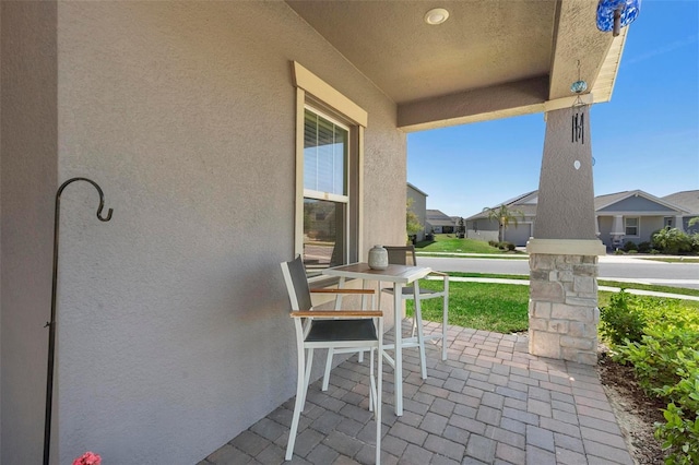 5052 Blanchard Ct, Saint Cloud, FL 34772 - view of patio / terrace with a residential view