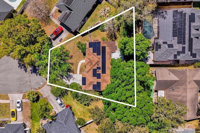 10400 Hunters Trail Ct, Orlando, FL 32817 - aerial view with a residential view