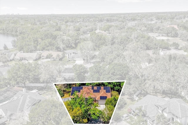 10400 Hunters Trail Ct, Orlando, FL 32817 - bird's eye view featuring a residential view