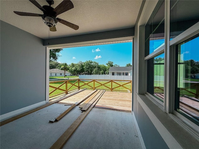 311 W Delaware Ave, Lake Helen, FL 32744 - balcony with ceiling fan