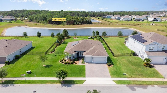 4672 Marina Row Dr, Orlando, FL 32820 - aerial view of residential area with a large body of water