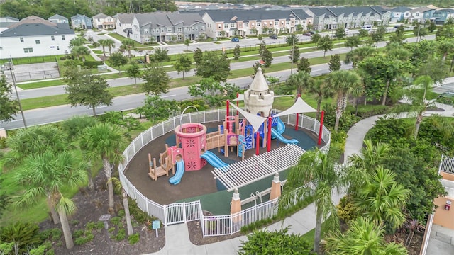 1799 Tropical Palms Cir, Kissimmee, FL 34747 - aerial perspective of suburban area with a park