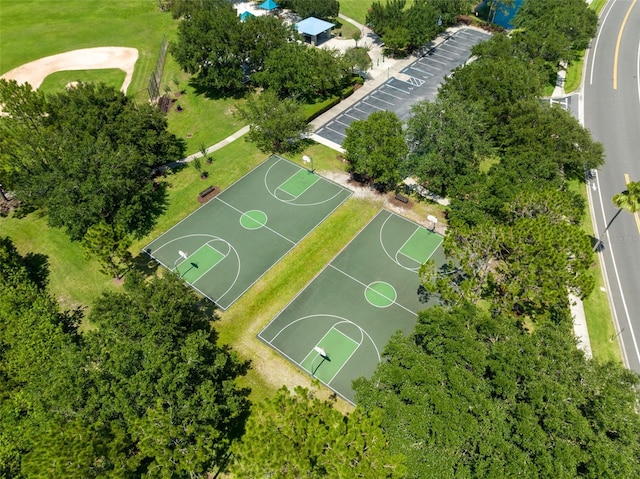 view of sport court with community basketball court
