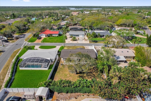 birds eye view of property featuring a residential view