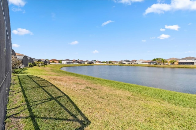 water view with a residential view