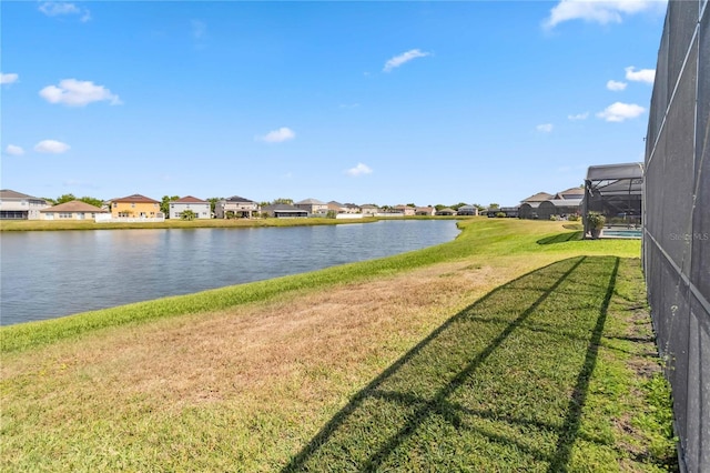 water view with a residential view
