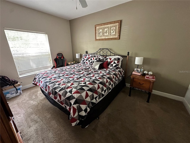 2964 Lucayan Harbour Cir Unit 106, Kissimmee, FL 34746 - carpeted bedroom with a ceiling fan and baseboards